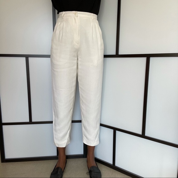 Liz Claiborne white trousers (petite collection) - Picture 8 of 8